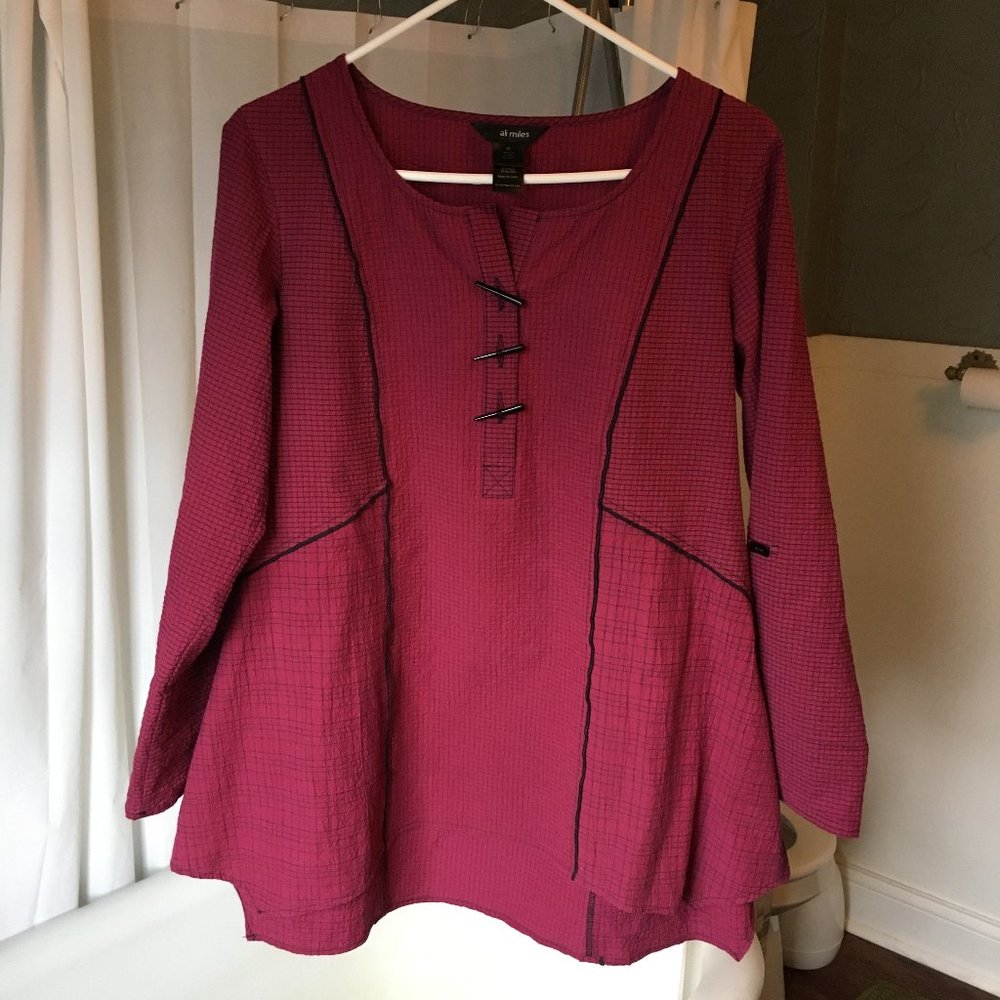 Ali Miles Burgundy Tunic